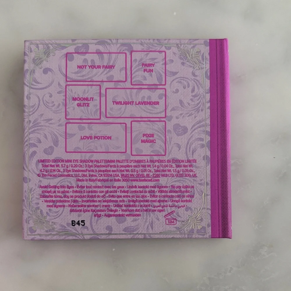 Too Faced Mascara and Eyeshadow Set - Pink, Purple, Black